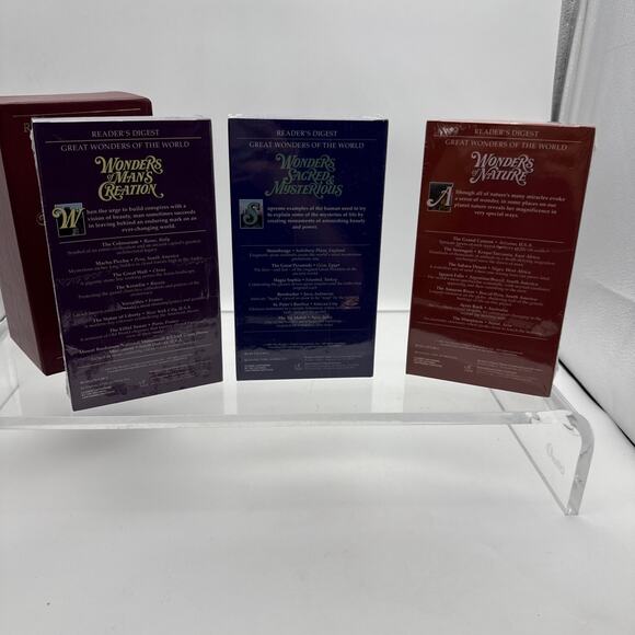 Readers Digest Scenic Wonders of America Box Set On VHS, 2001, 3-Tape Set NEW - Picture 9 of 12